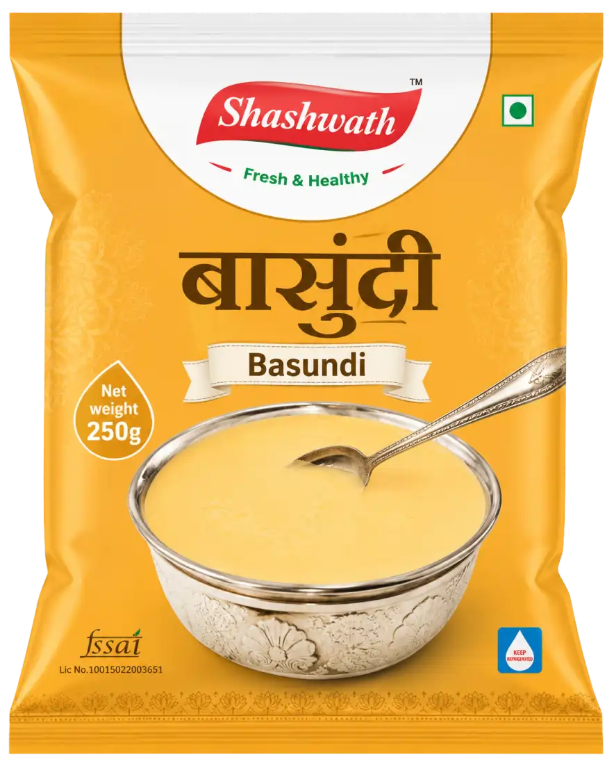 Basundi — traditional sweet dessert