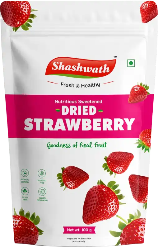 Dried Strawberry — nutritious sweetened